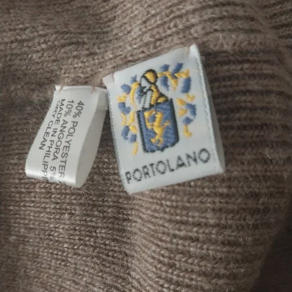 Portolano Tan Ribbed Beret | Size OS - Picture 6 of 6